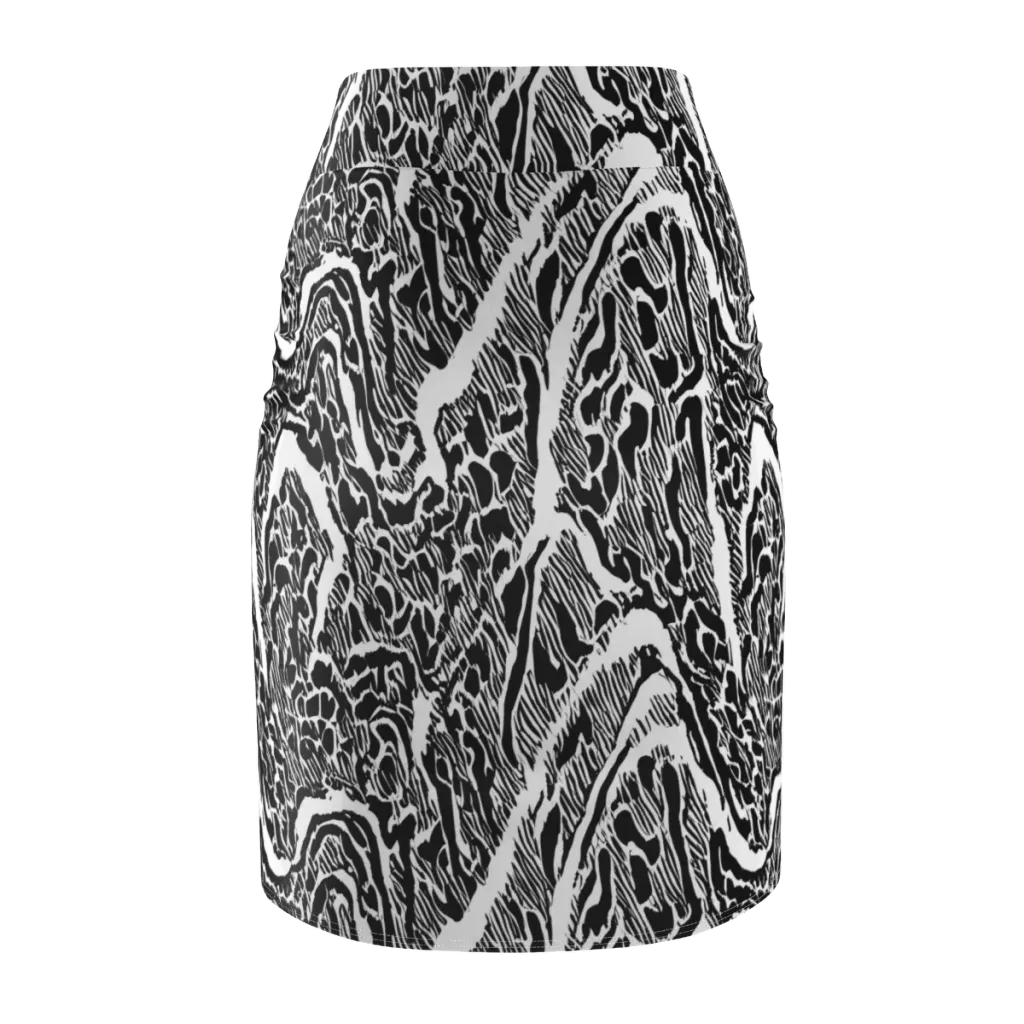 Wildstroke on Pencil Skirt — Back