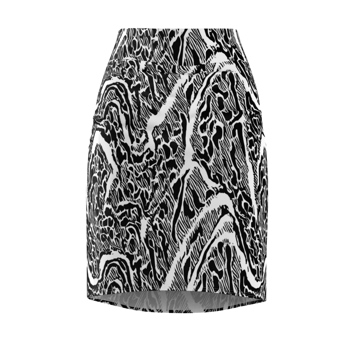 Wildstroke on Pencil Skirt — Front