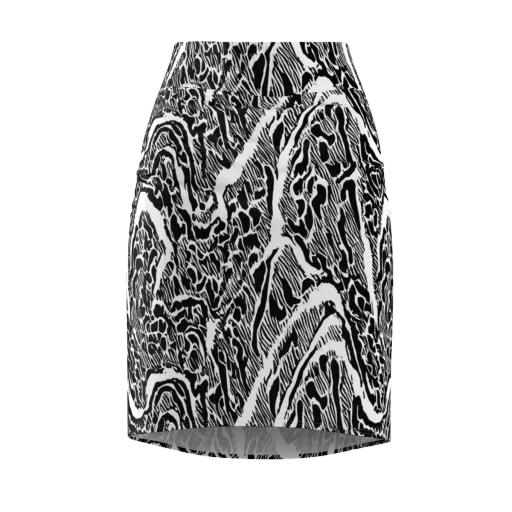 Wildstroke on a Pencil Skirt
