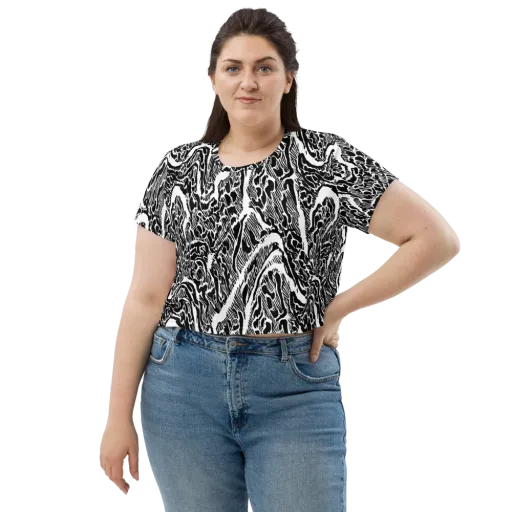 Wildstroke on a Crop Tee