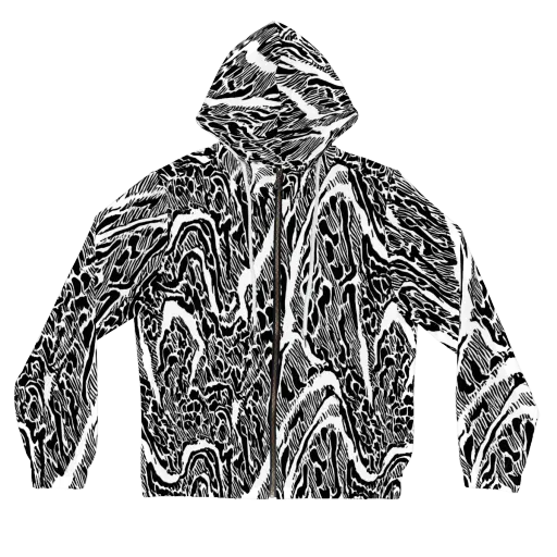 Wildstroke on a Women's Full-Zip Hoodie