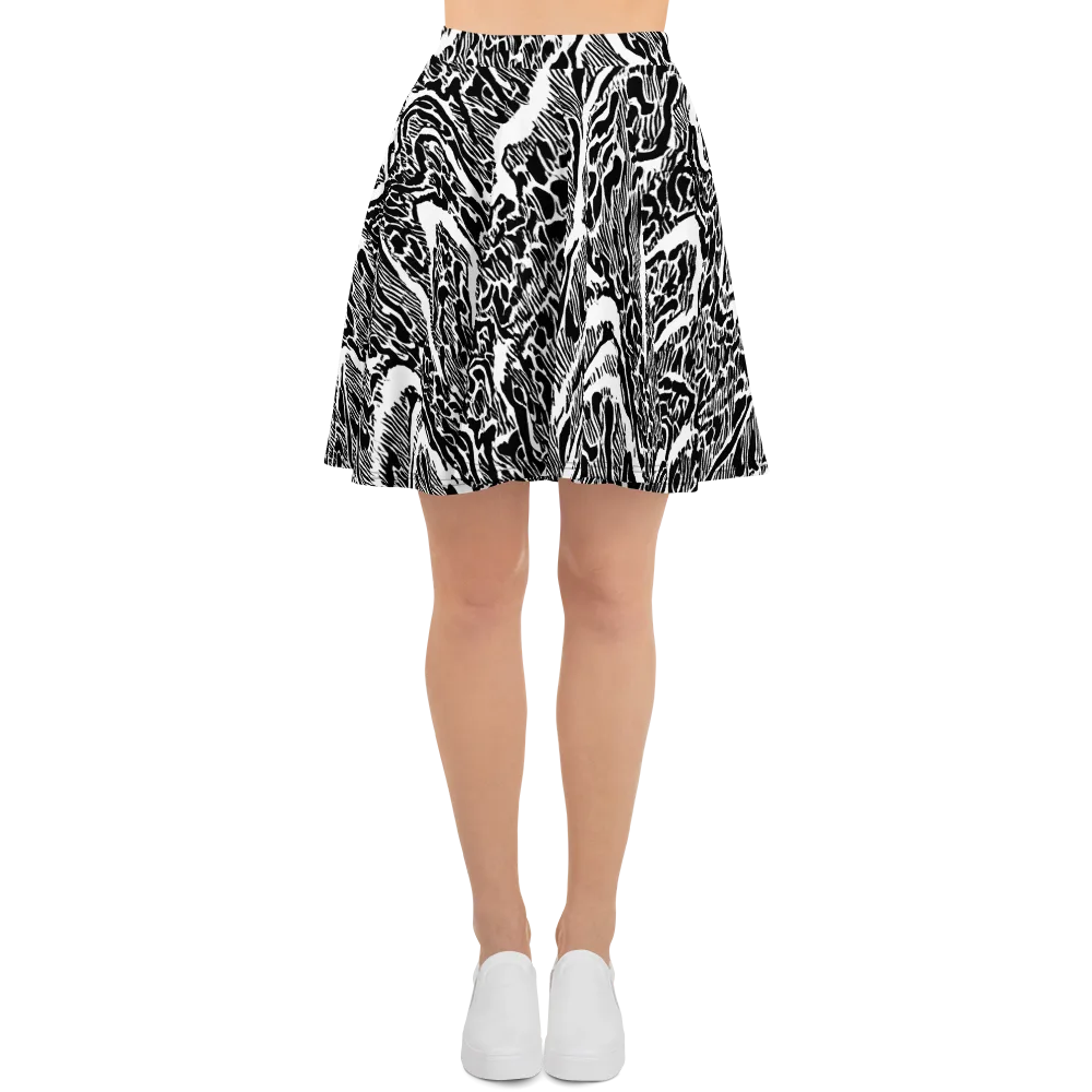 Wildstroke on Skater Skirt — Front