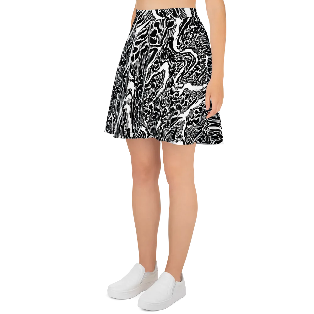 Wildstroke on Skater Skirt — Left
