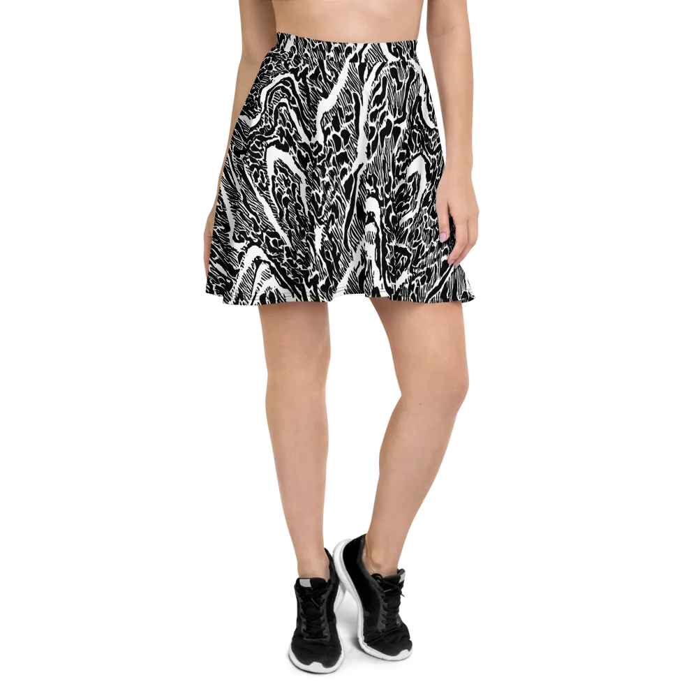 Wildstroke on Skater Skirt — Front