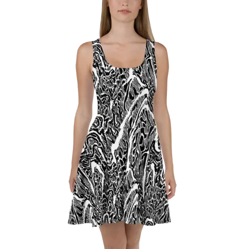Wildstroke on a Skater Dress