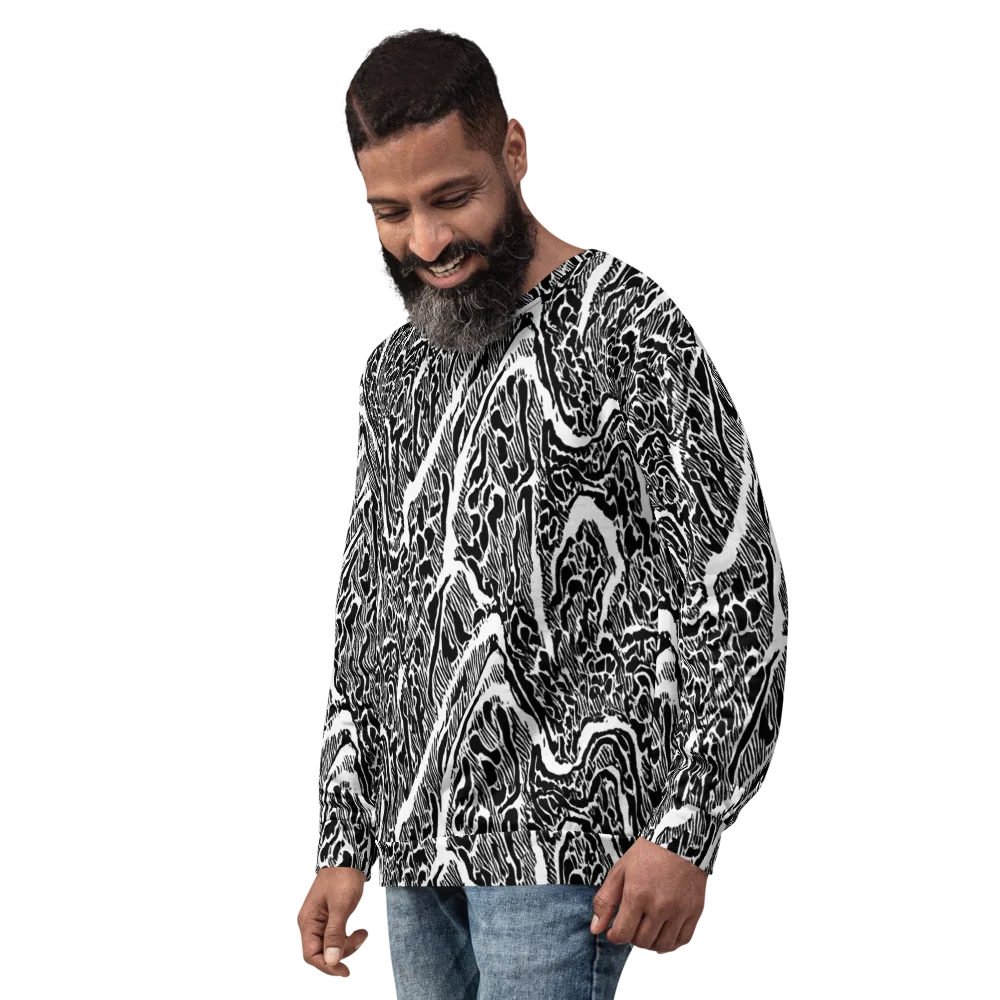 Wildstroke on Sweatshirt — Left Front