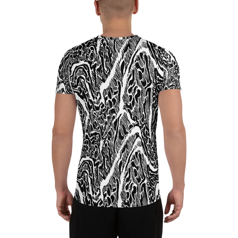 Wildstroke on Men's Athletic T-Shirt — Back