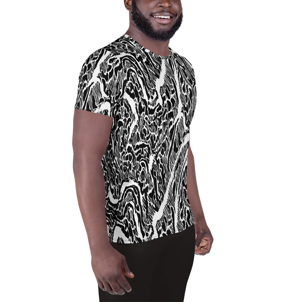 Wildstroke on Men's Athletic T-Shirt — Right