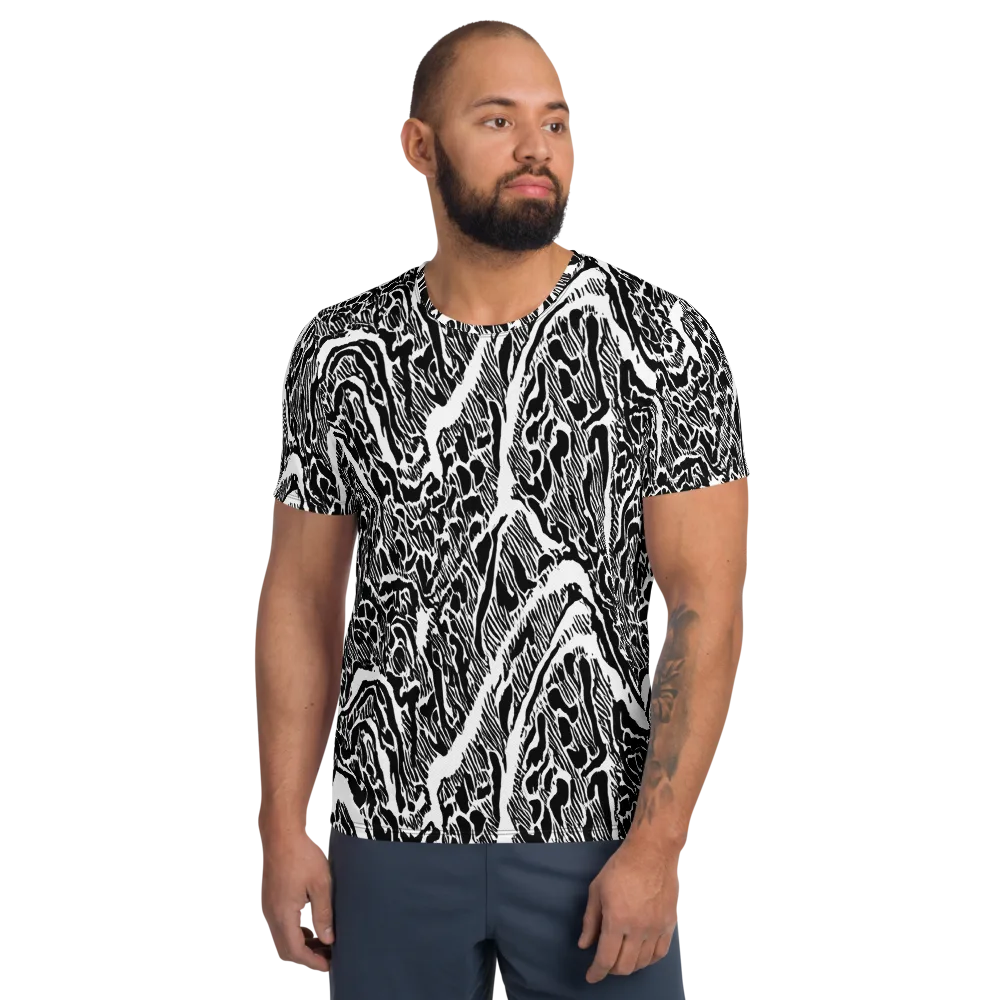 Wildstroke on Men's Athletic T-Shirt — Front
