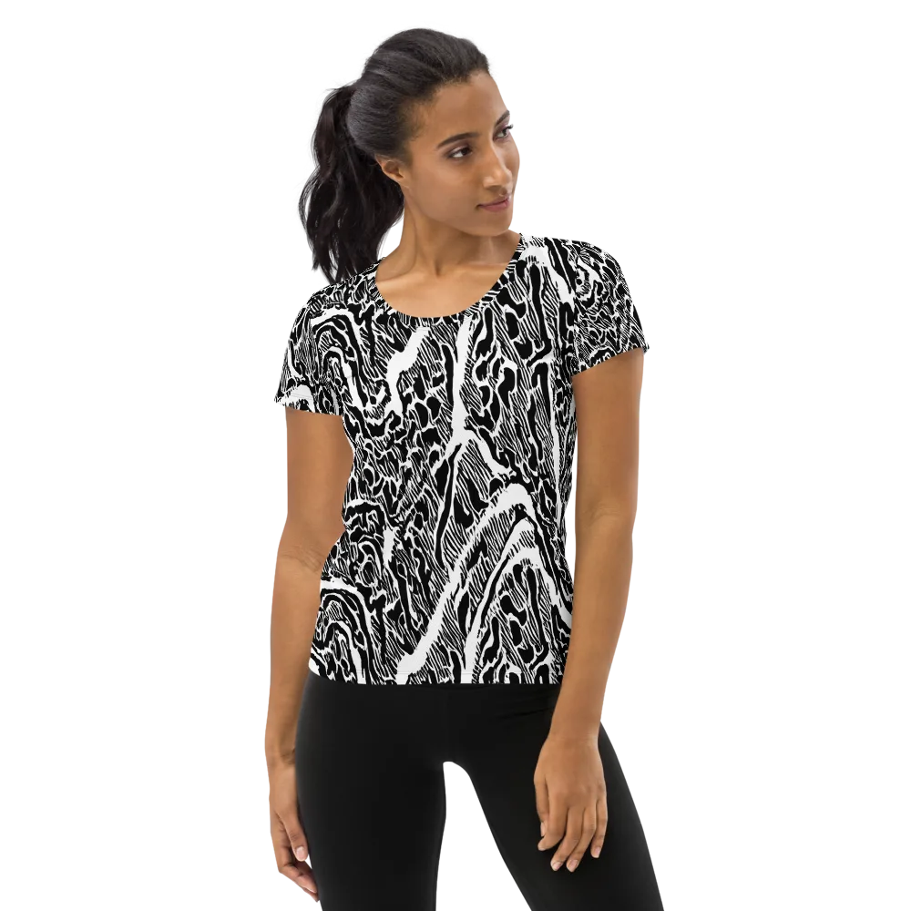 Wildstroke on Women's Athletic T-Shirt — Front