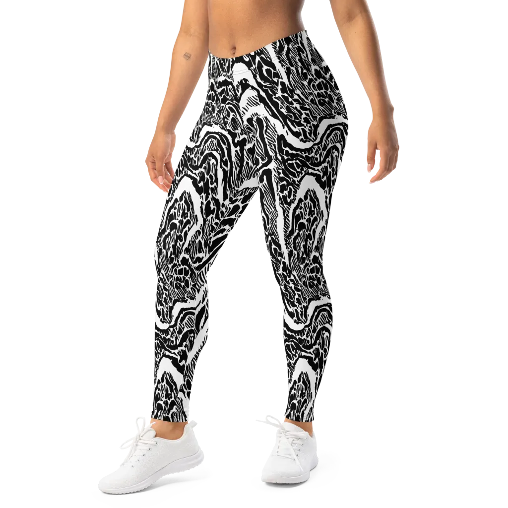 Wildstroke on Leggings — Left Front