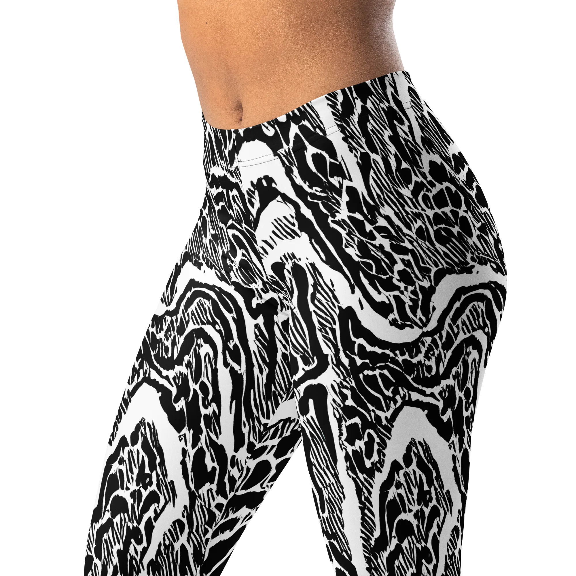 Wildstroke on Leggings — Left Front