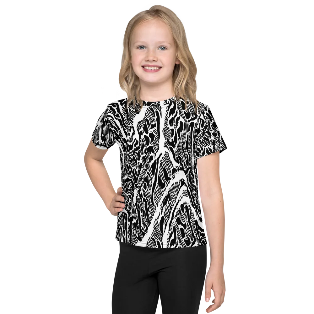 Wildstroke on Kids Crew Neck T-Shirt — Front