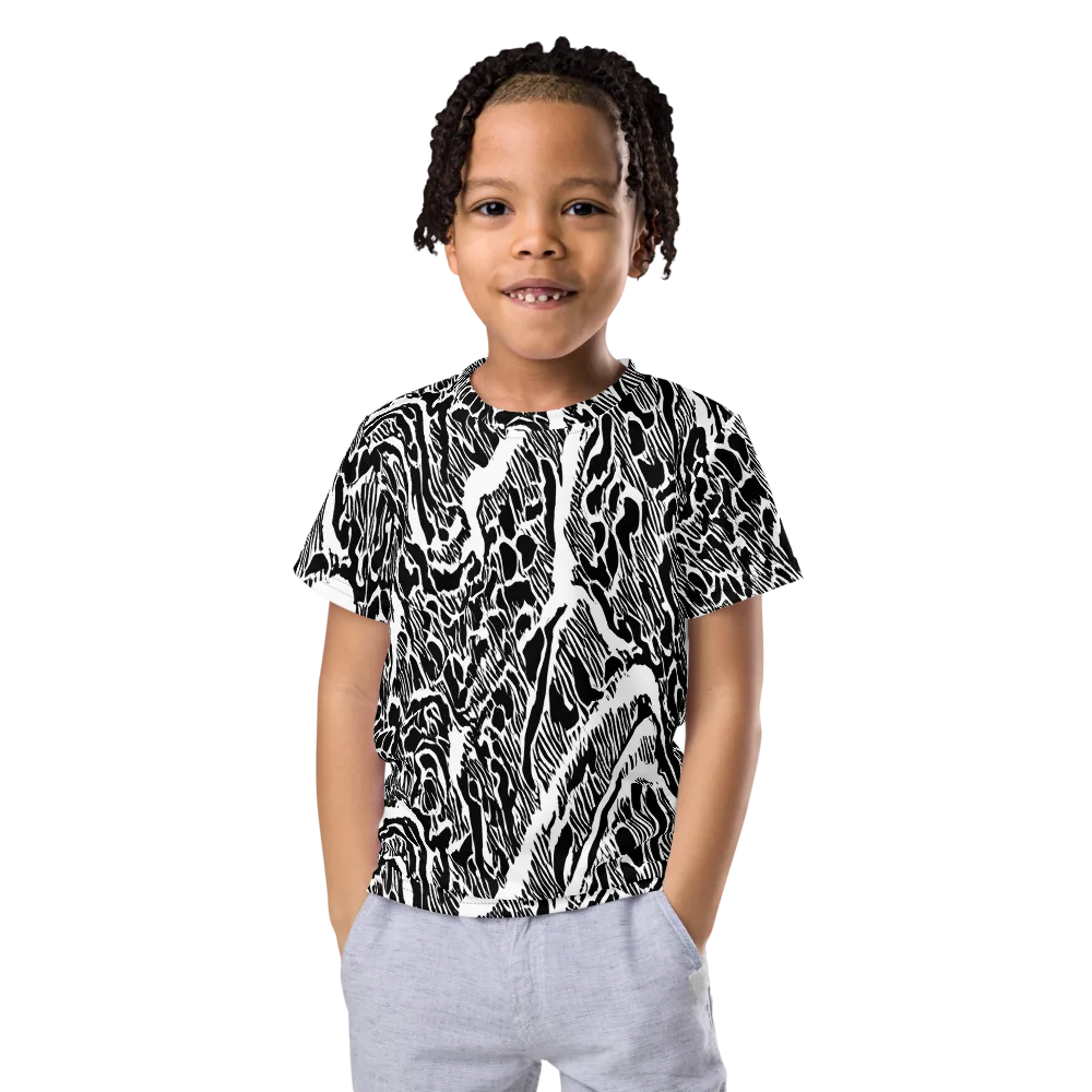 Wildstroke on Kids Crew Neck T-Shirt — Front