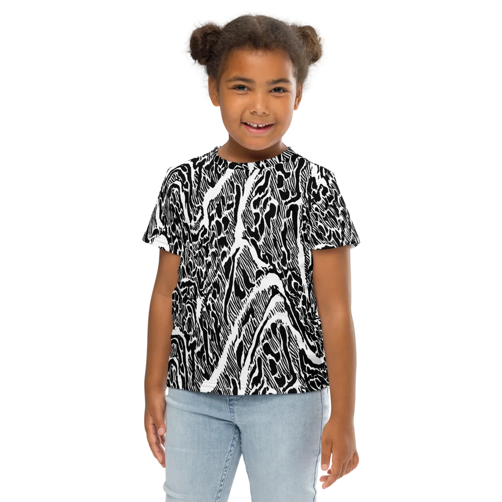 Wildstroke on Kids Crew Neck T-Shirt — Front
