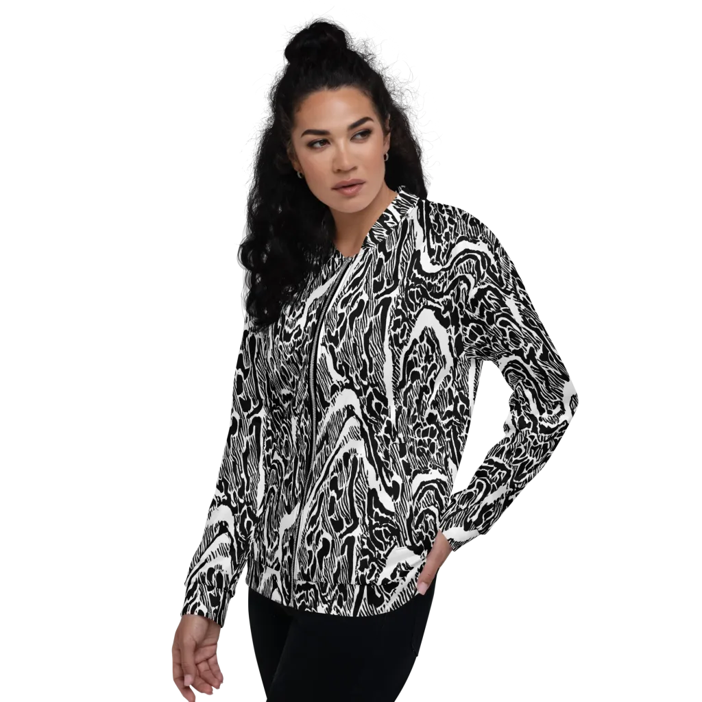 Wildstroke on Bomber Jacket — Left