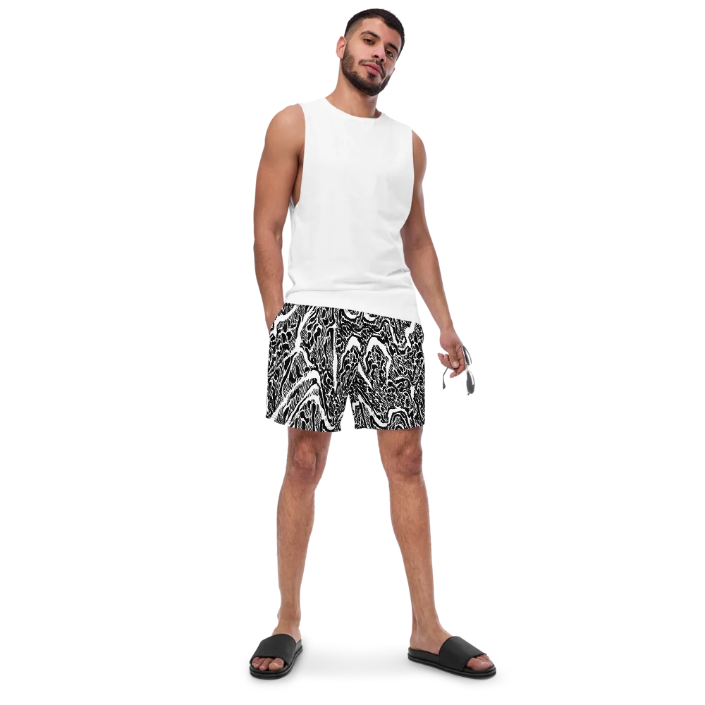 Wildstroke on Swim Trunks — Front
