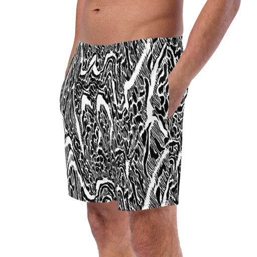 Wildstroke on a Swim Trunks