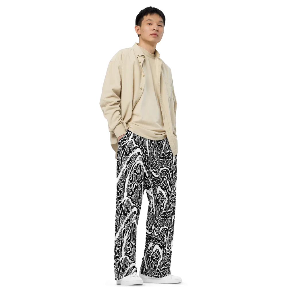 Wildstroke on Wide-Leg Pants — Right Front