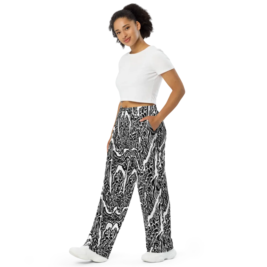 Wildstroke on Wide-Leg Pants — Left Front