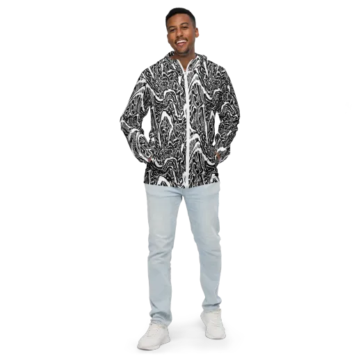 Wildstroke on a Men's Windbreaker