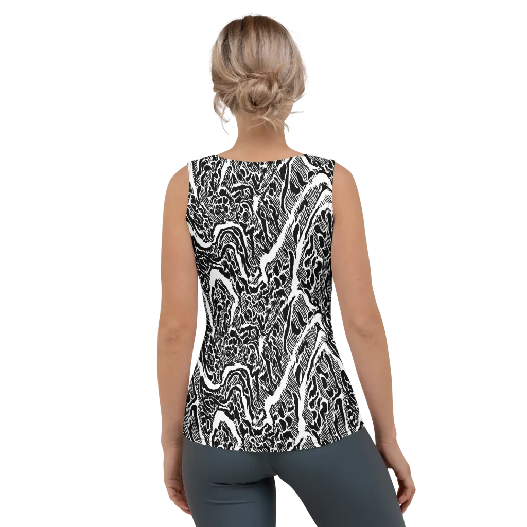 Wildstroke on Women's Tank Top — Back