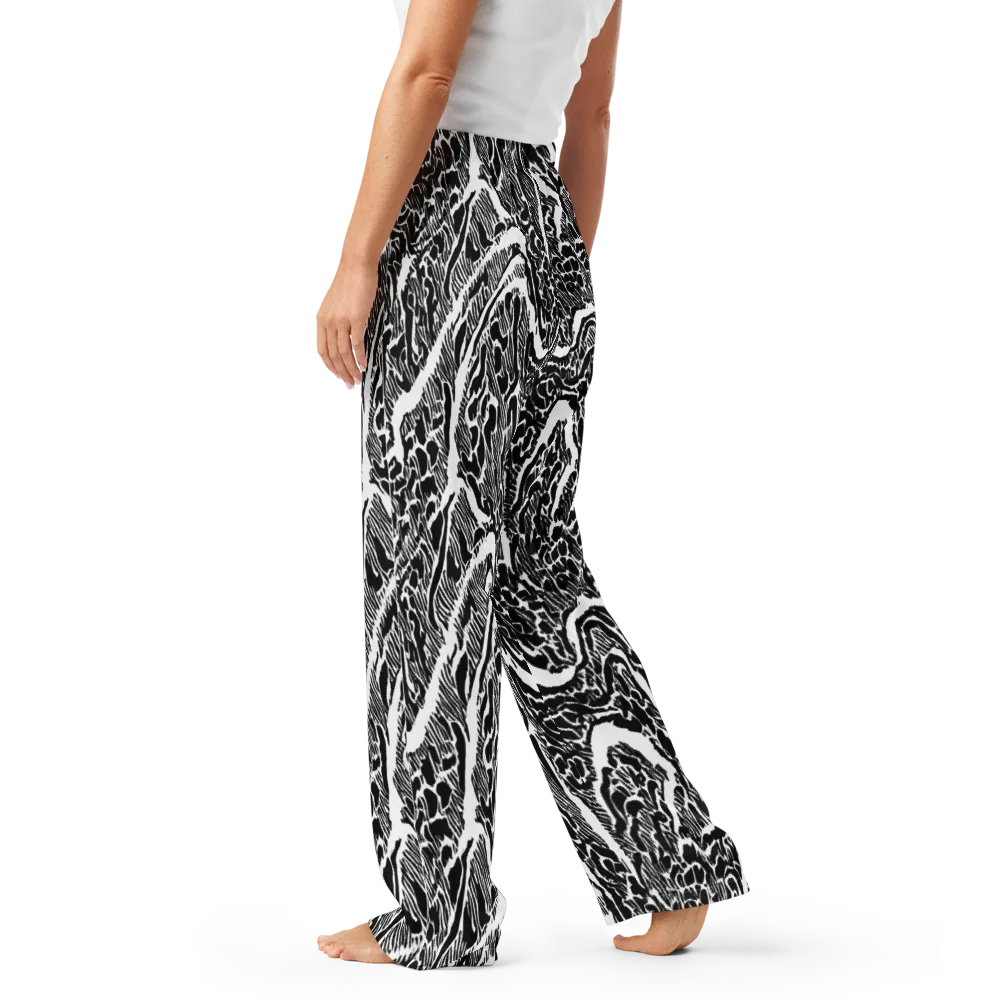Wildstroke on Women's Pajama Pants — Left
