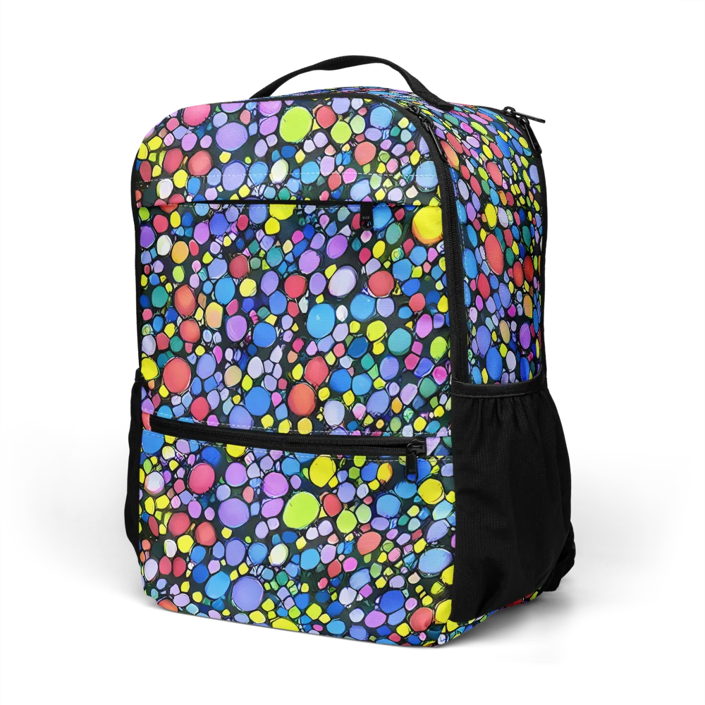 Vivid Cellscape on Utility Backpack — Left Front