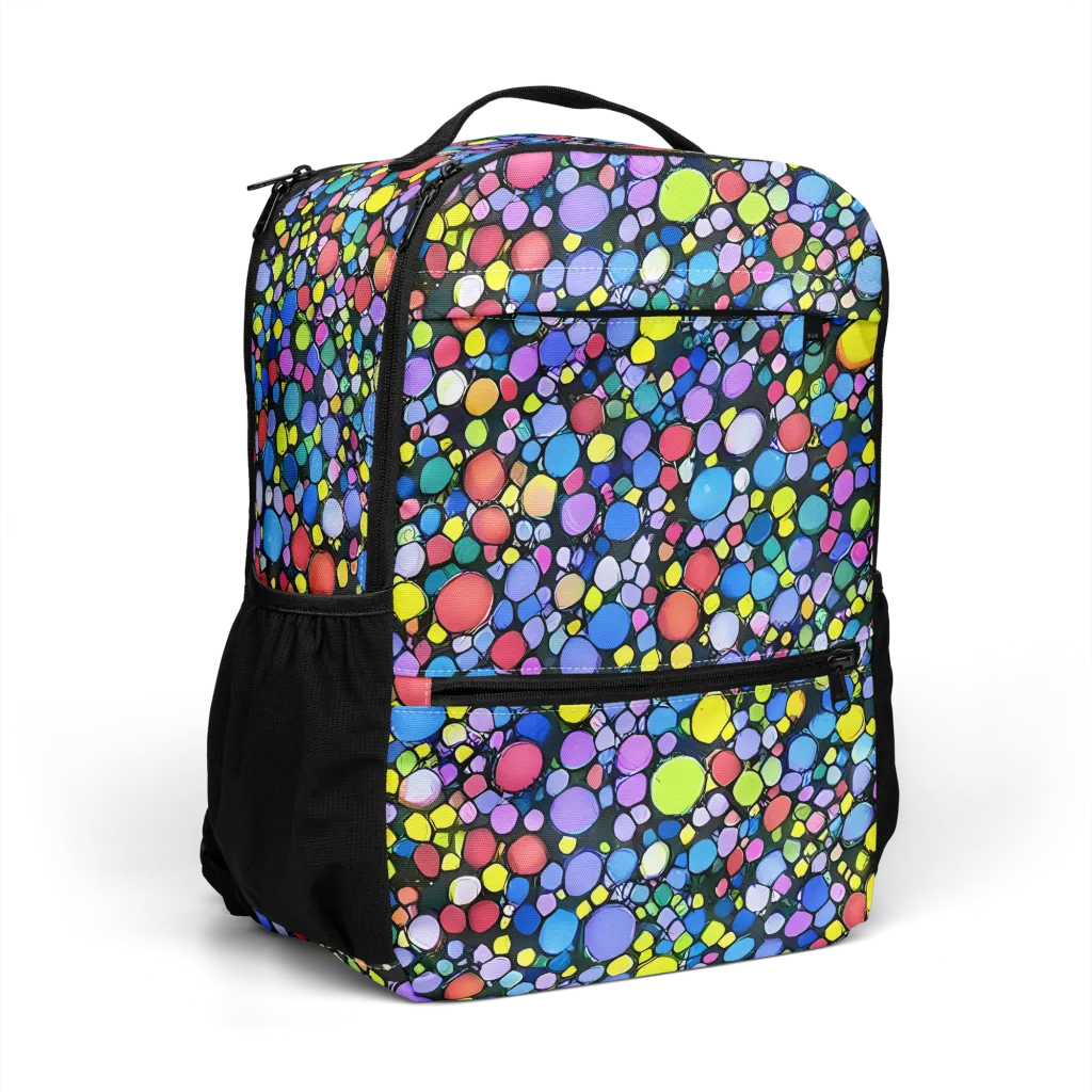 Vivid Cellscape on Utility Backpack — Right Front