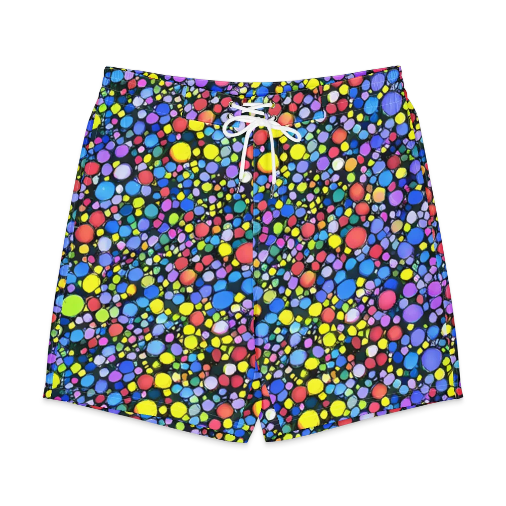 Vivid Cellscape on Men's Board Shorts — Front