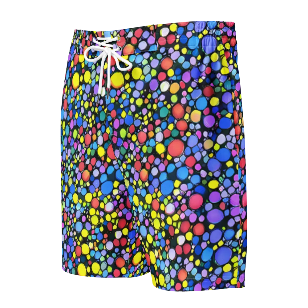 Vivid Cellscape on Men's Board Shorts — Front