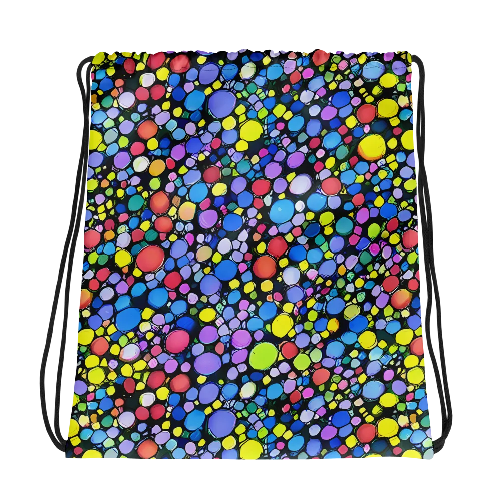 Vivid Cellscape on Drawstring Bag — Photo
