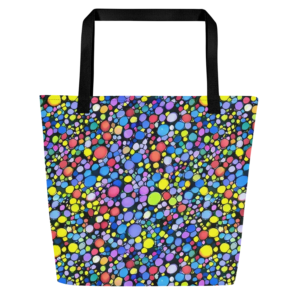 Vivid Cellscape on Large Tote Bag W/ Pocket — Front