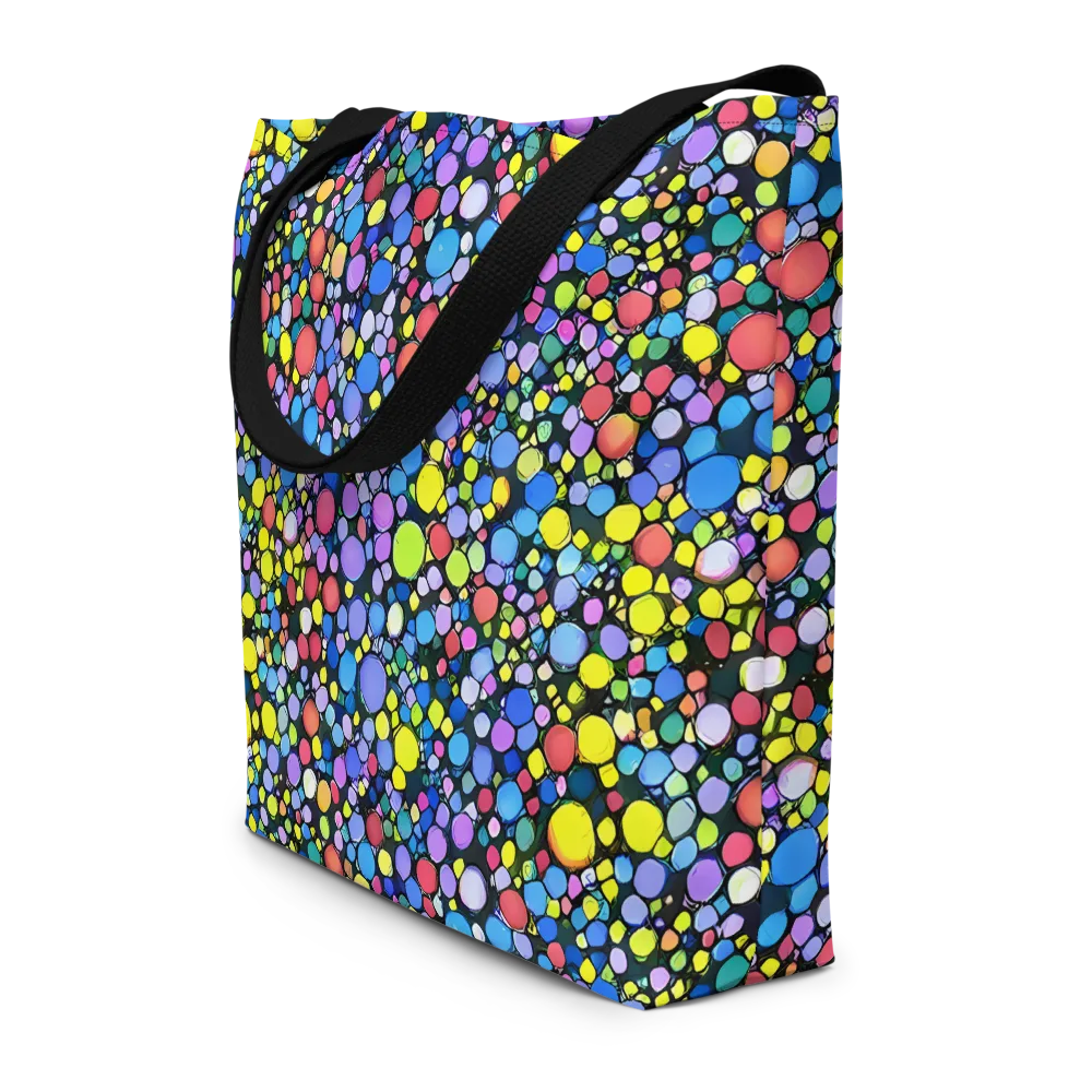 Vivid Cellscape on Large Tote Bag W/ Pocket — Front