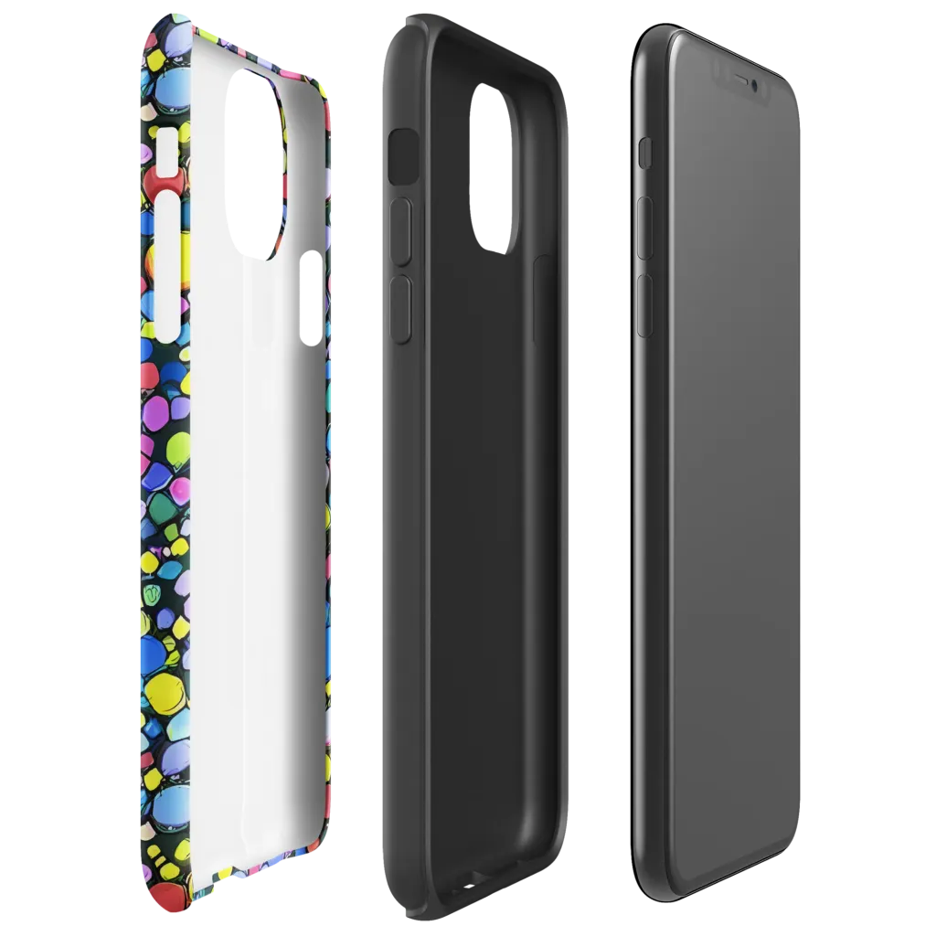 Vivid Cellscape on Tough Case for iPhone® — Right