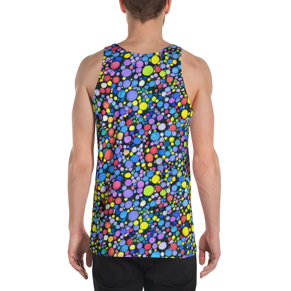 Vivid Cellscape on Men's Tank Top — Back