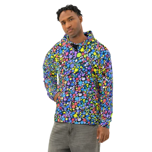 Vivid Cellscape on a Cotton Hoodie