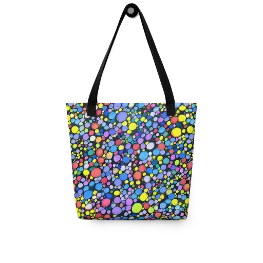 Vivid Cellscape on a Tote Bag