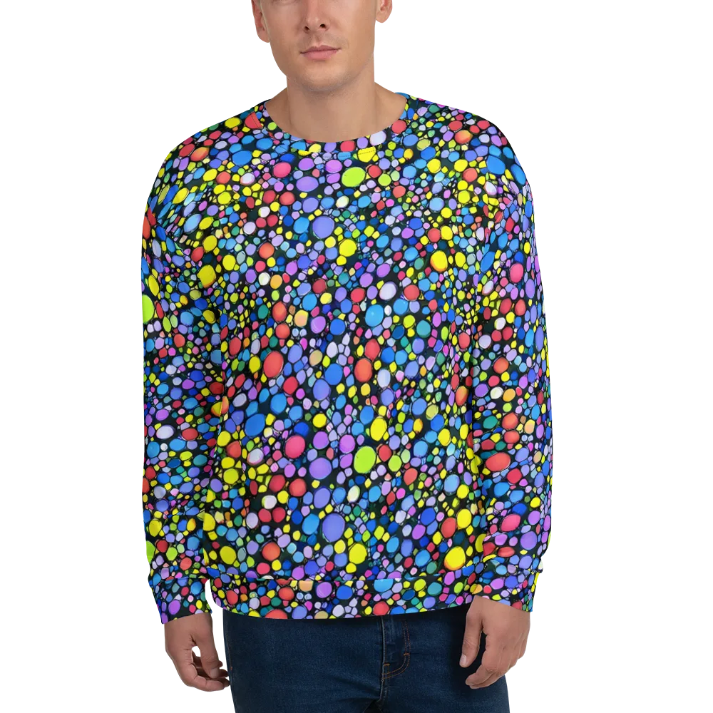 Vivid Cellscape on Sweatshirt — Front