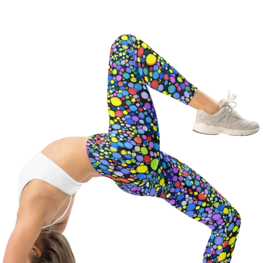 Vivid Cellscape on a Leggings
