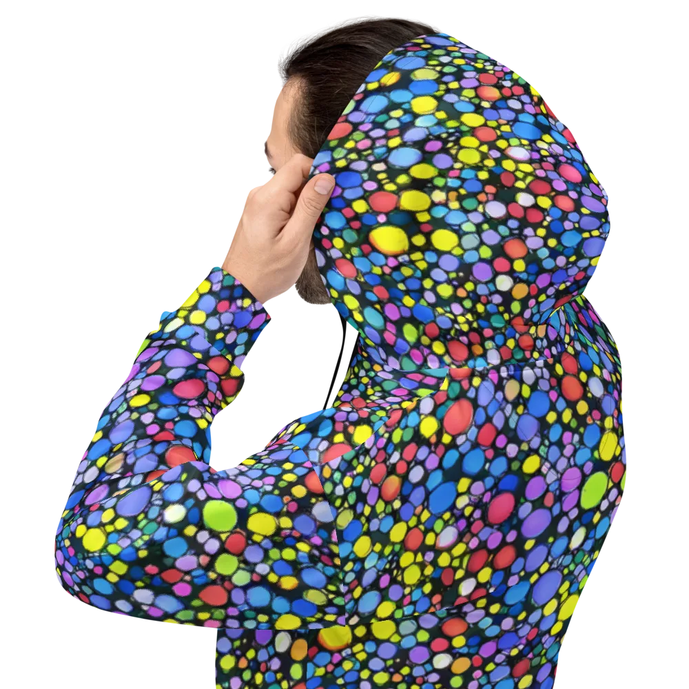 Vivid Cellscape on Hoodie — Back