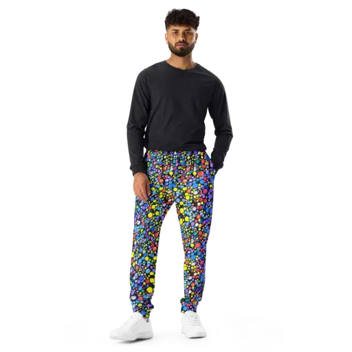 Vivid Cellscape on a Men's Joggers