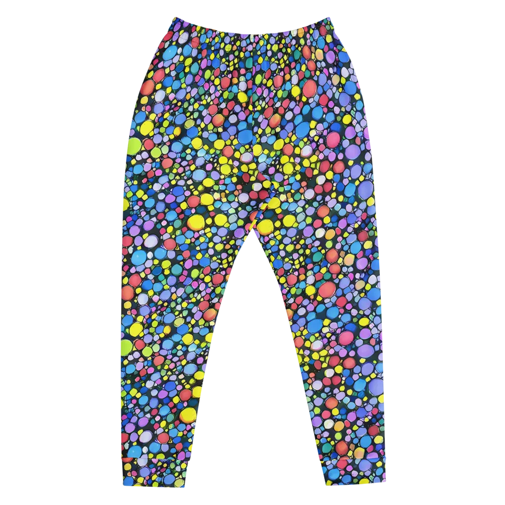 Vivid Cellscape on Men's Joggers — Front