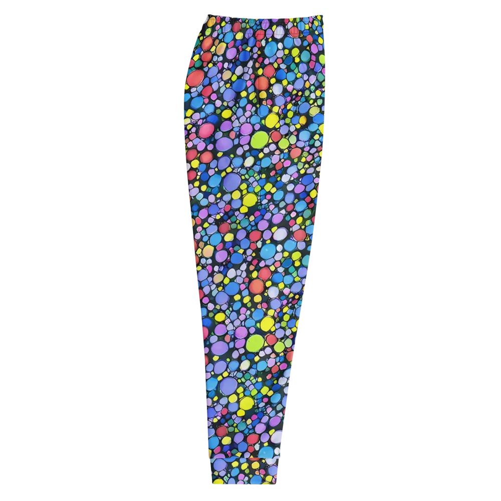Vivid Cellscape on Men's Joggers — Right