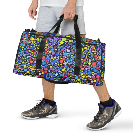 Vivid Cellscape on a Duffle Bag