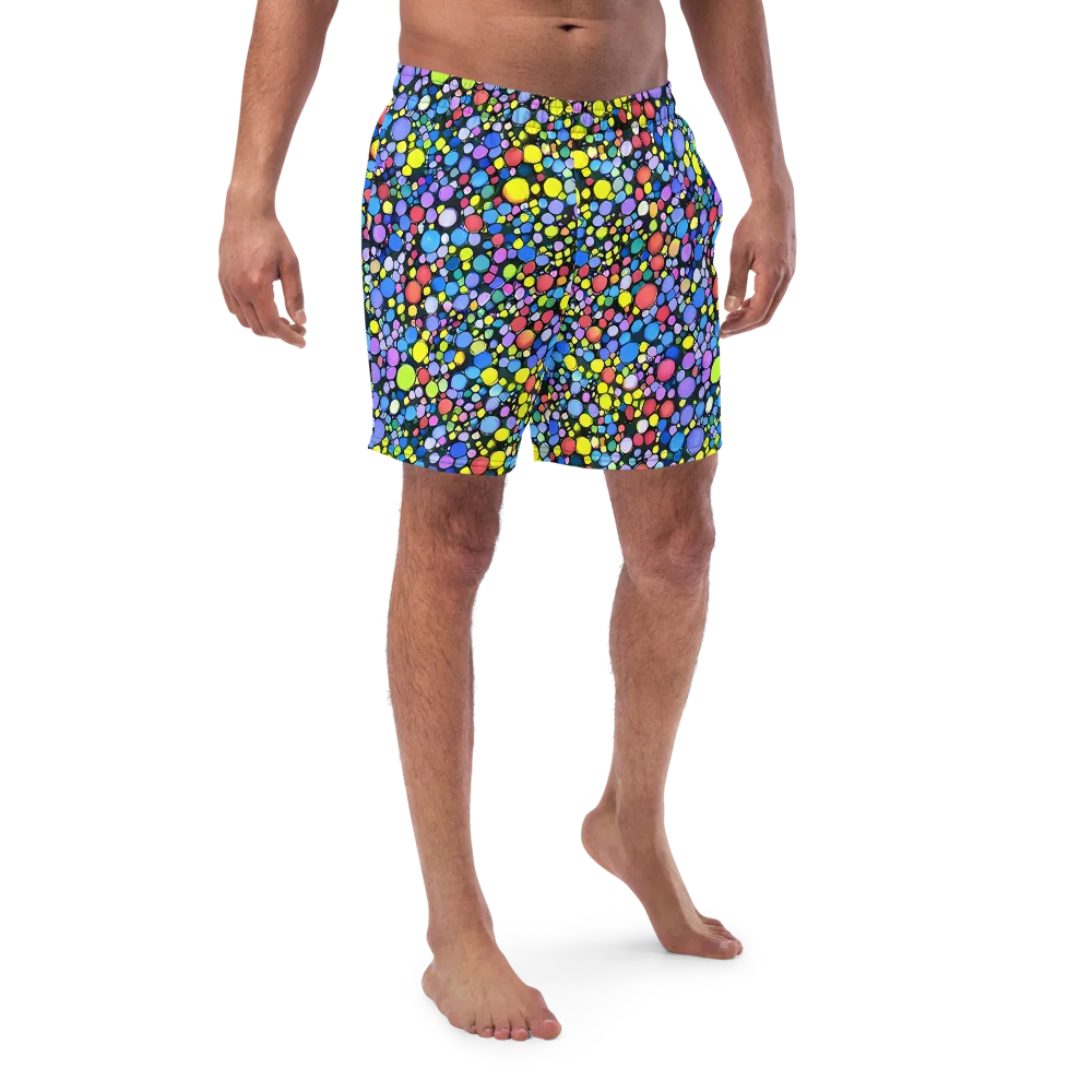 Vivid Cellscape on Swim Trunks — Front
