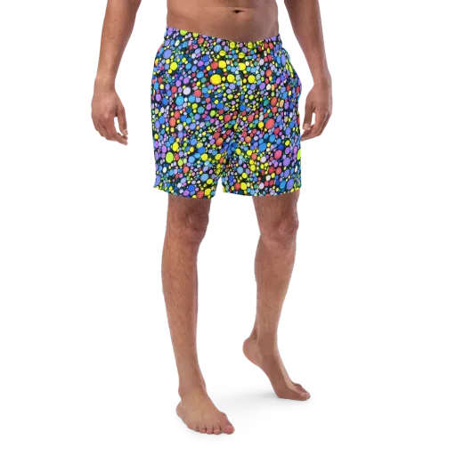 Vivid Cellscape on a Swim Trunks
