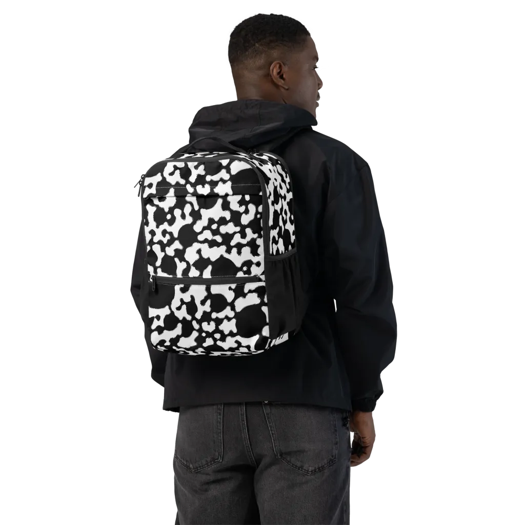 Inkblot Current on Utility Backpack — Back