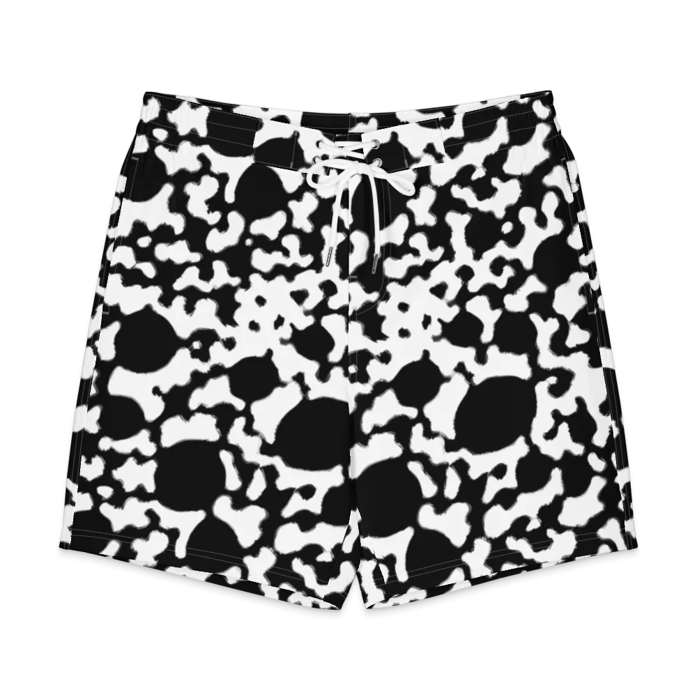Inkblot Current on Men's Board Shorts — Front