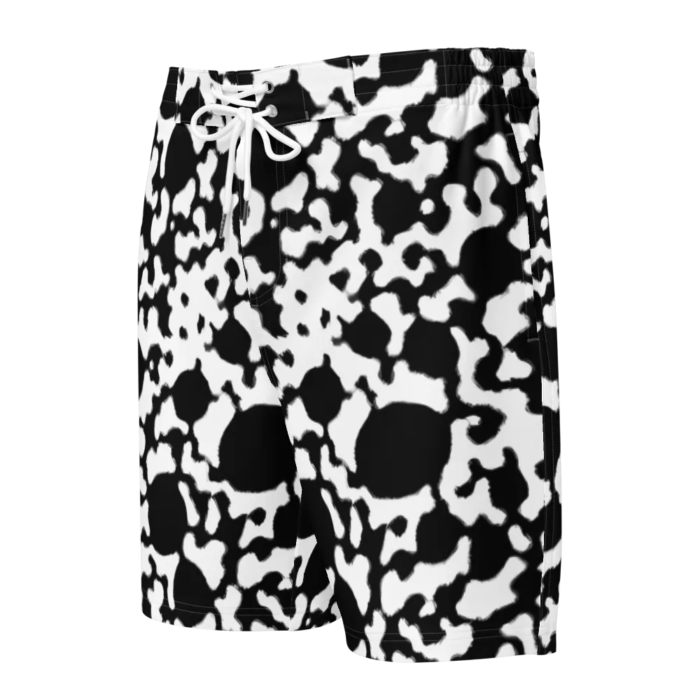 Inkblot Current on Men's Board Shorts — Front